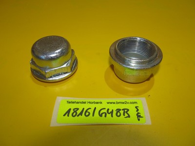 Set Hutmutter für Gabelbrücke BMW R100 R90 R80 R75 R60 /5 /6 /7 nut ...
