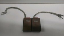 LOT OF 2 NEW OLD STOCK HELWIG 2" X 1.25" X .5" CARBON BRUSHES 52-285-5087