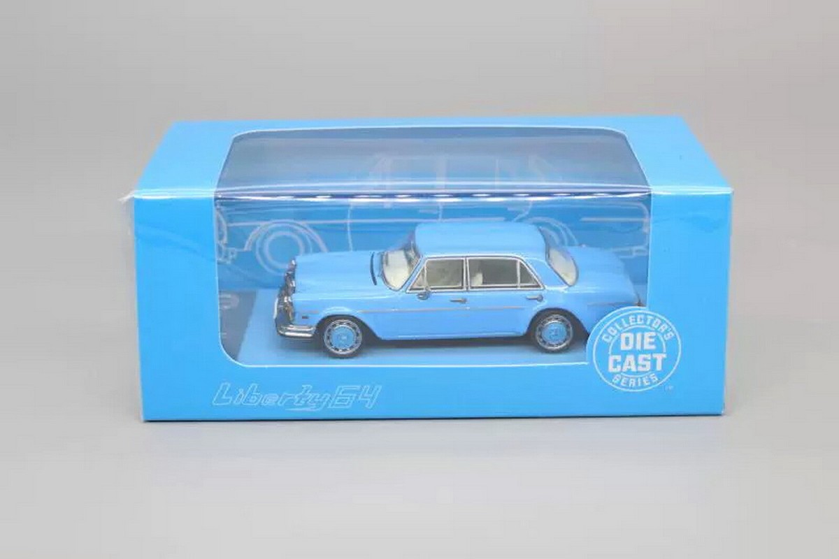 Liberty 1/64 Scale Mercedes-Benz 300 SEL Blue Diecast car Model