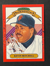 1990 Donruss Diamond Kings # 11 Kevin Mitchell Outfielder San Francisco Giants