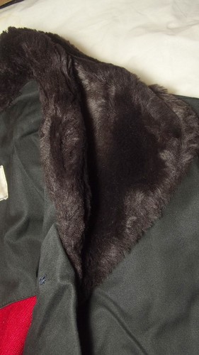 Charon Cappotto Da Donna Grigio Scuro Taglia XXL Oversize Vintage Boutique Moda - Picture 7 of 17
