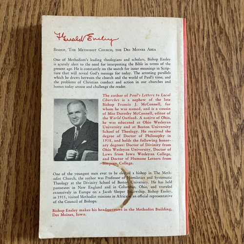 Vtg 1950s Lot 3 Religious Books: Paul Mark Luke Ensley Barnett Laymon Methodist - Picture 3 of 14
