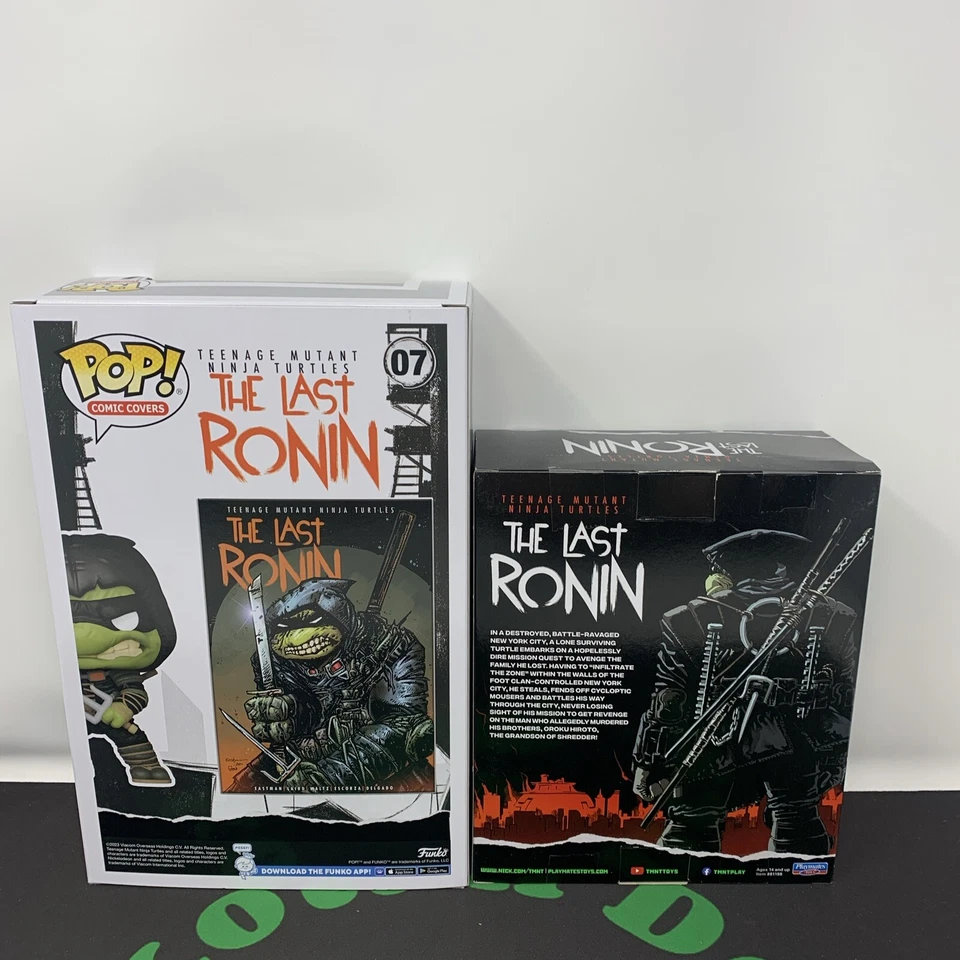 Último lote de figuras Ronin TMNT Tortugas Ninja PX vistas previas exclusivo Funko cubierta de cómic Foto 4 de 4