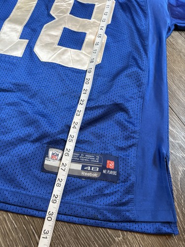 PEYTON MANNING #18 REEBOK STITCHED JERSEY NFL CAPTAIN/SB VLVI PATCHES SZ 48 - Picture 6 of 9