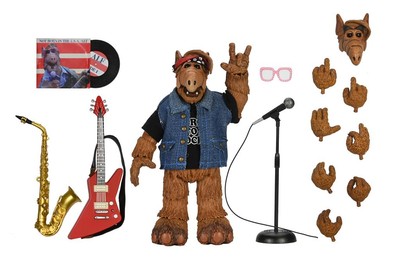 NECA - Alf   7  Scale Action Figure   Ultimate Born to Rock Alf