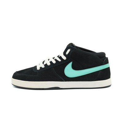 Nike Herren SB Zoom Bruin Mid Sneaker Schwarz/Türkis Mittel Skateschuhe EU 45