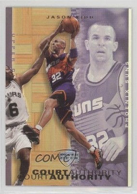 2000-01 Upper Deck Hardcourt Court Authority Jason Kidd #CA9 HOF g6w