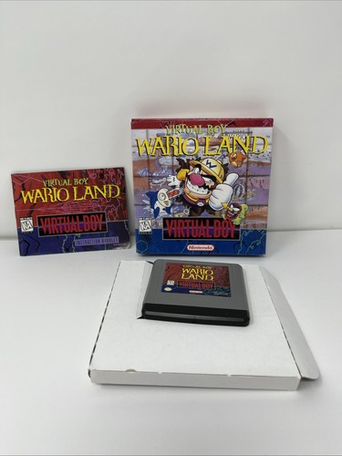 Nintendo Wario Land Virtual Boy CIB Cart Box & Manual