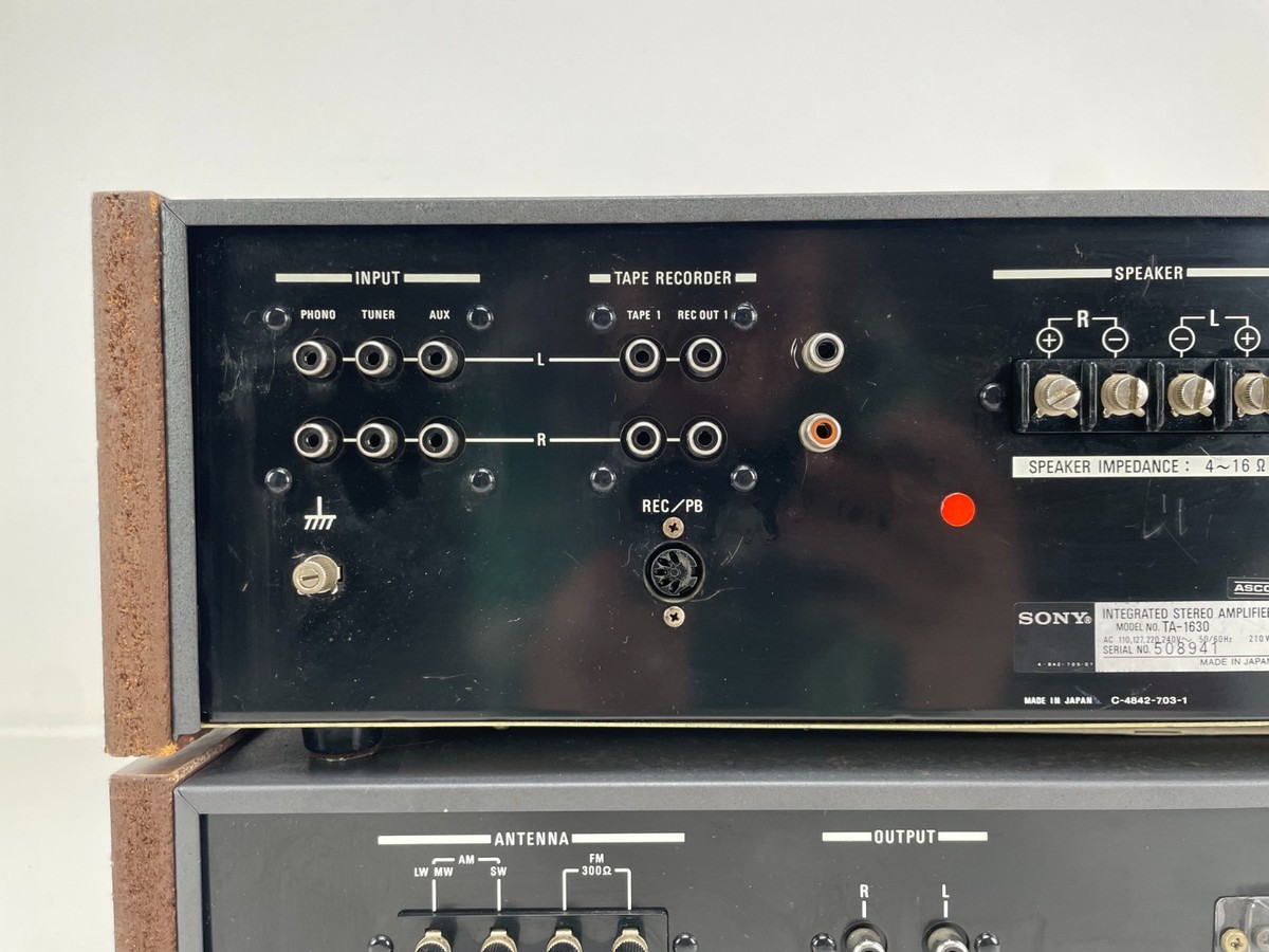 Sony TA-1630 Amplifier + ST-2950F Tuner – Excellent Condition