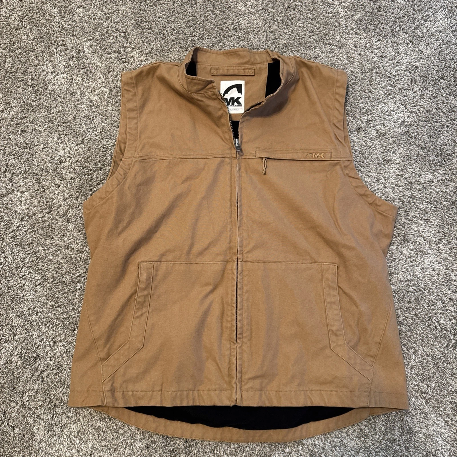 MK Mountain Khakis Vest Jackson Hole Men’s XL Stagecoach Canvas Outdoor