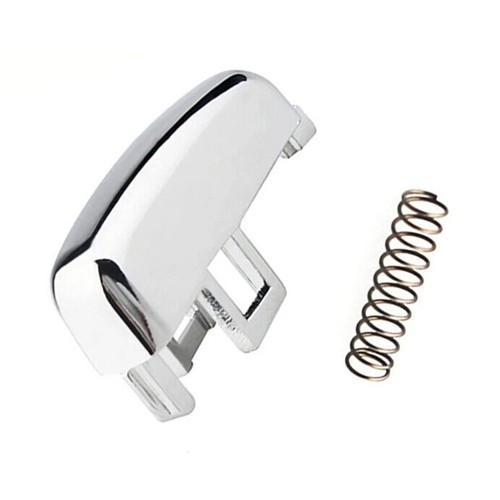 High Quality Lever Button Part Aluminum Chrome Front Repair With Spring - Picture 3 of 7