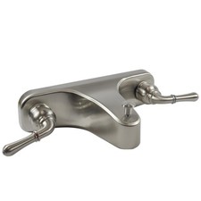 Lever-Style Mobile Home Center-Set Tub/Shower Faucet, Brushed Nickel, 8-Inches