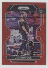 2022 Panini Prizm WWE Ruby Wave Prizm Josh Briggs #177 03j5