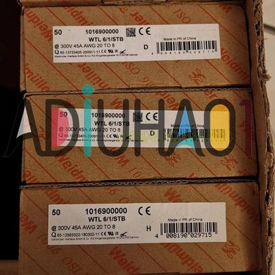 50PC/BOX FOR Weidmuller Current Measurement Terminal 1016900000 WTL 6/1 STB