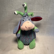 Vintage Disney Store Winnie The Pooh 6" Eeyore beanie plush stuffed toy Rare