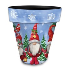 Briarwood Lane Winter Planter 14" x 15" x 15" Winter