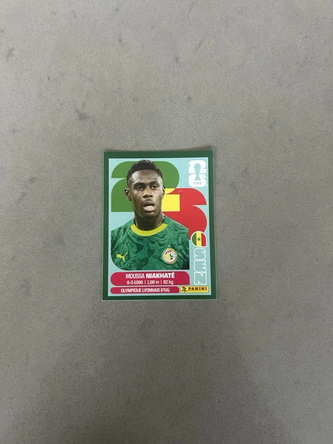 1 In 1400 Green Parallel Moussa Niakhaté Panini Sticker