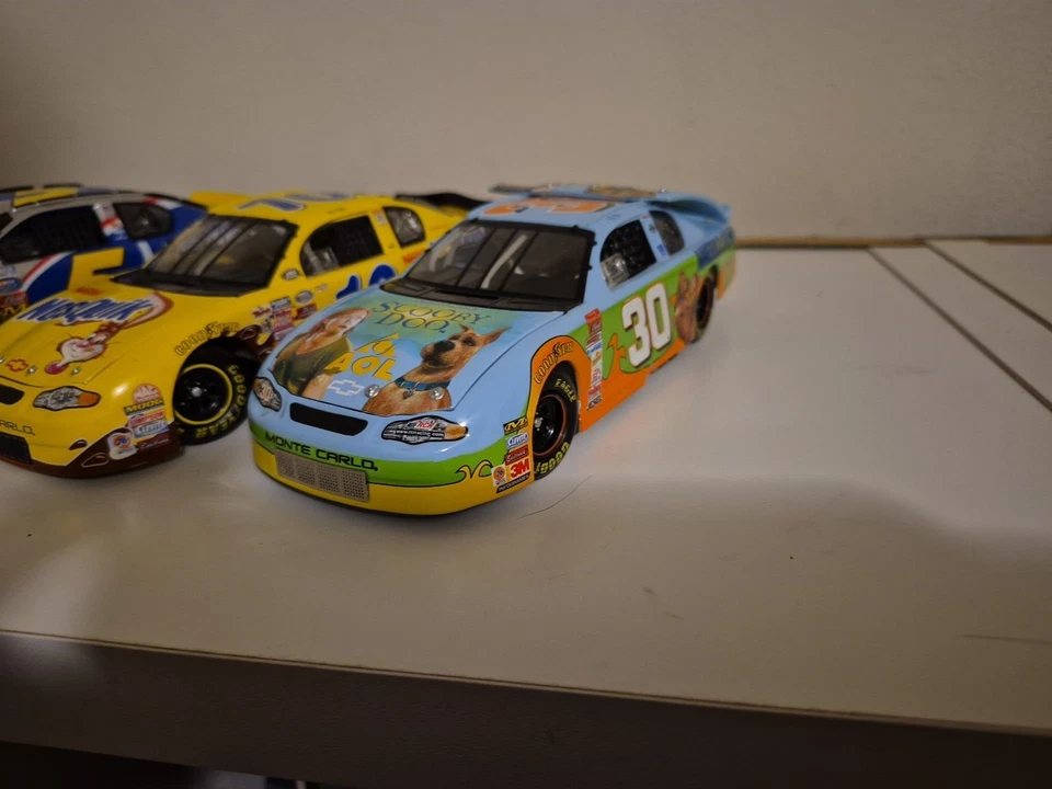 Lot Of 4 Nascar Collectible Diecast Cars Chevy Monte Carlo 1:24 #5,#10, #12, #30 - Image 4 of 4