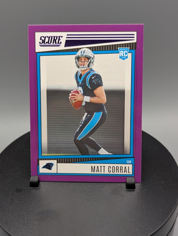 2022 Score - Rookies Matt Corral #302 Purple (RC)