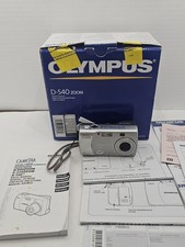 Olympus CAMEDIA D-540 Zoom 3.2MP Digital Camera - Silver No Memory Card, Tested