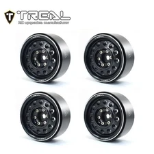 TRLX003K9SS67 1.9 BEADLOCK WHEELS FOR 1/10 CRAWLER TYPE I BLACK