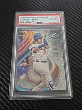 2018 Bowman Platinum Cody Bellinger Batting - ICE 🧊 PSA 10