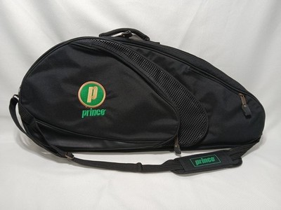 Prince 4 Pack Bag Case Tennis Racket Shoulder Strap Embroidered Logo Zip Closure