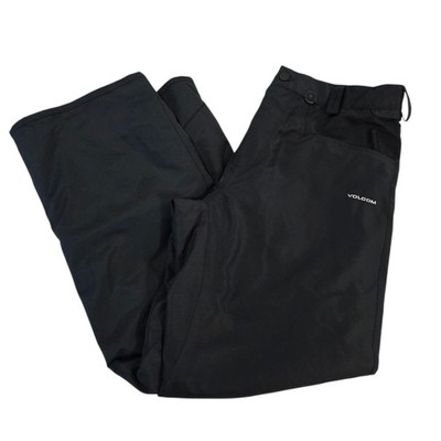 VOLCOM Snowboard Ski Pants 10K Waterproof Pockets Black XL Outdoors Sports