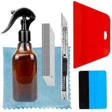 Window Film Installation Kit Tint Car Vinyl Wrap Tool with 200ML Spray Bottle