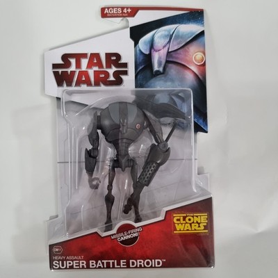 STAR WARS The Clone Wars HEAVY ASSAULT SUPER BATTLE DROID CW11 Hasbro MOC OVP