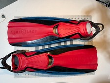 Aqua Lung Phazer Dive Fins - Red / Blue - Size Large - Brand New