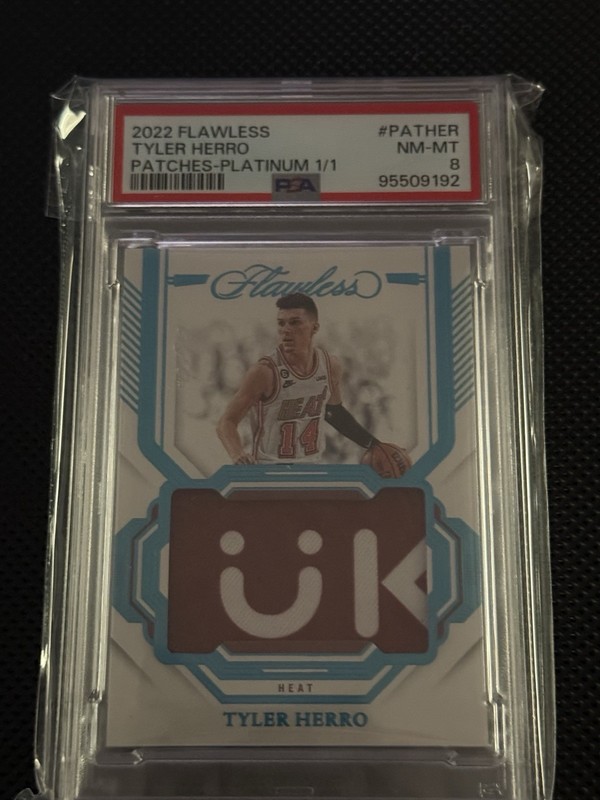 Tyler Herro 1/1 Flawless Basketball Psa 8 Panini 2022-23