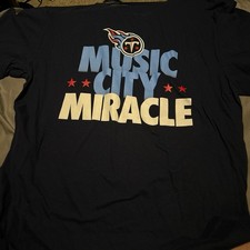 Tennessee, Titans, Music City Miracle T-Shirts Extra Large