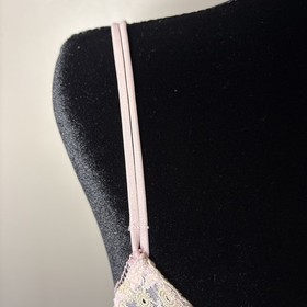 La Perla Sheer Embroidered Lace Underwire Bra &ndash; Blush Pink - 34C