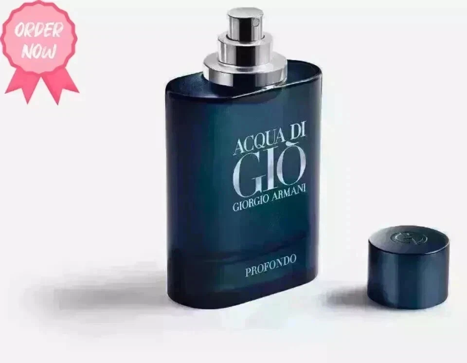 Perfume Ecqua Di Gio Profondo de Giorgio Armani 3,4 OZ mejor envío rápido gratuito Foto 2 de 3