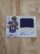 2014 National Treasures KEITH WENNING Jersey Autograph /99 RPA Rookie Auto Raven