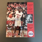 Melvin Levett Signed  Cincinnati Bearcats Basketball Game Program 1999 Auto