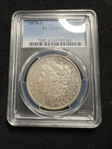 1878-S $1 Morgan Silver Dollar PCGS MS 62 Semi Key Date