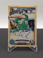 2019 Topps Gypsy Queen #GQA-MO Matt Olson Auto Oakland A's