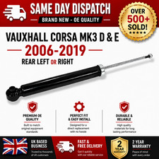 FOR VAUXHALL CORSA MK3 D E 2006-2019 REAR SHOCK ABSORBER SHOCK LEFT OR RIGHT X1