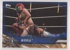 2017 Topps WWE Women's Division Matches and Moments NXT Blue 17/25 Asuka n1u
