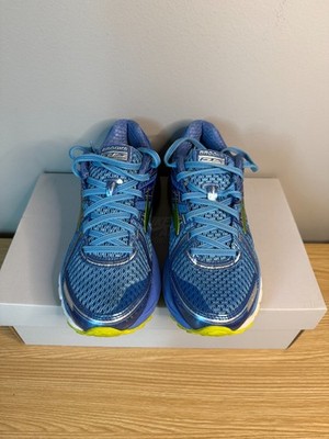 Size 6.5 - Brooks Adrenaline GTS 17 Azure Blue Lime Punch W