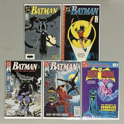  DCU Comic Keys Batman #431 443 450 457 Annual #10 (1989) VF+(8.5-9.0) 