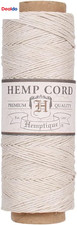 100 Natural Hemp Cord Single Spool - 205Ft  62.5M Hemp String Spool - Crafters