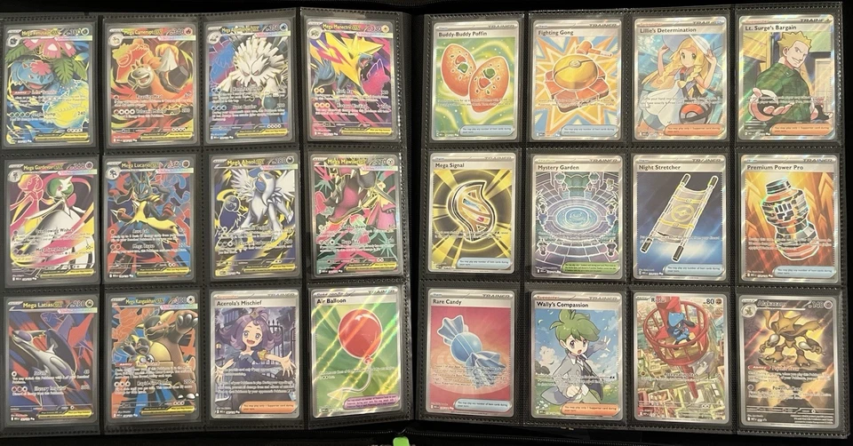 Pokémon TCG Mega Evolution Near Master Set - Cards 1-176 Mint + Promos & Binder - Image 2 of 4
