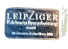 Lingot argent Pur Leipziger Edelmetallverarbeitung 10g 999 en blister