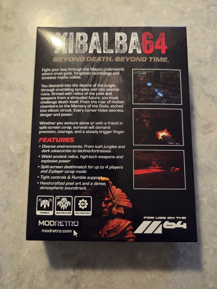 ModRetro Xibalba 64 Brand New Factory Sealed M64 N64 Game 2026 Release ...