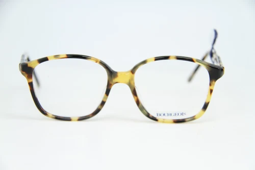 VINTAGE BOURGEOIS ARTHUR Black and Yellow Eyeglasses Optical Frame