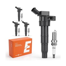 Ignition Coil Pack UF611 Iridium Spark Plug Kit Fit for Kia Hyundai... Fast Ship