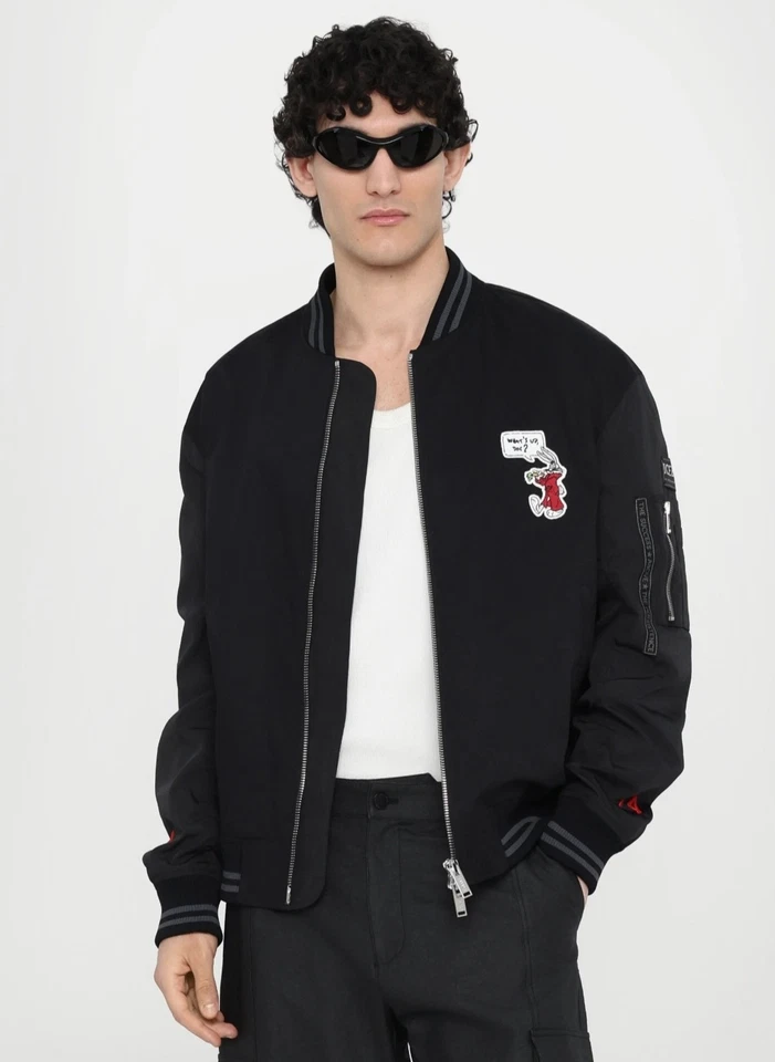 Iceberg Giubbotto Bomberjacke Nero - Bild 2 von 4